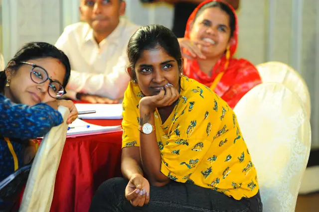 Participants during the workshop, October 2021, Yercaud