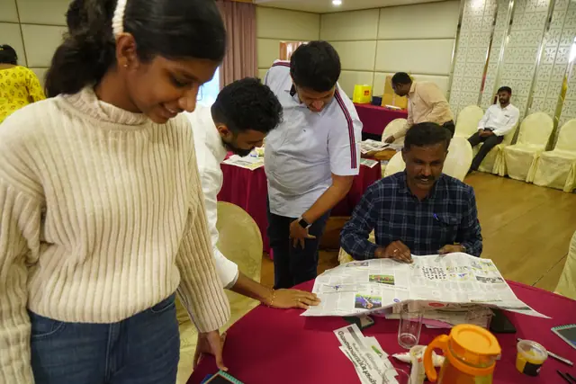 Participants during the workshop, November 2021, Yercaud