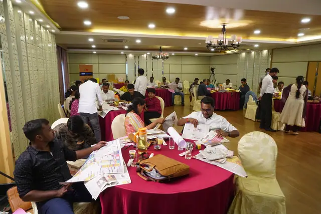 Participants during the workshop, November 2021, Yercaud