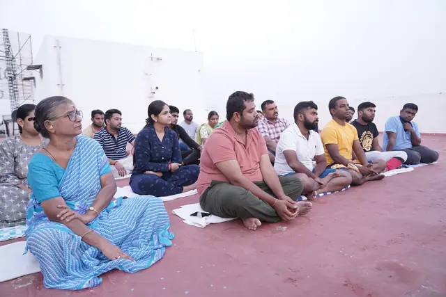 மொட்டை மாடியில் காலை உடற்பயிற்சி
